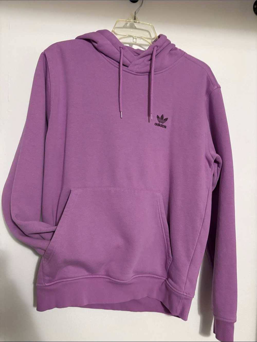 adidas Men's Lavender Crewneck Hoodie